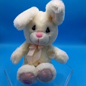 1993 Precious Moments 15” White Plush Bunny Rabbit Bailey New with hang tag